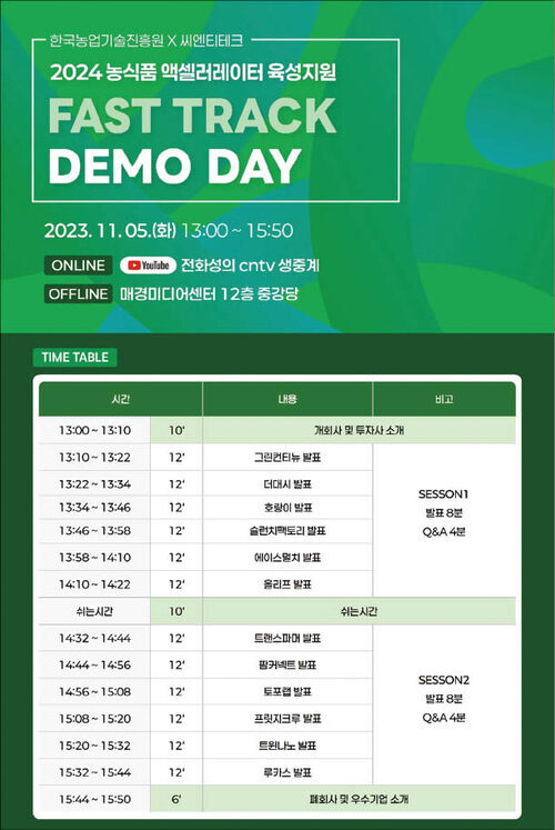2024 패스트트랙(FAST Track) 데모데이 개최