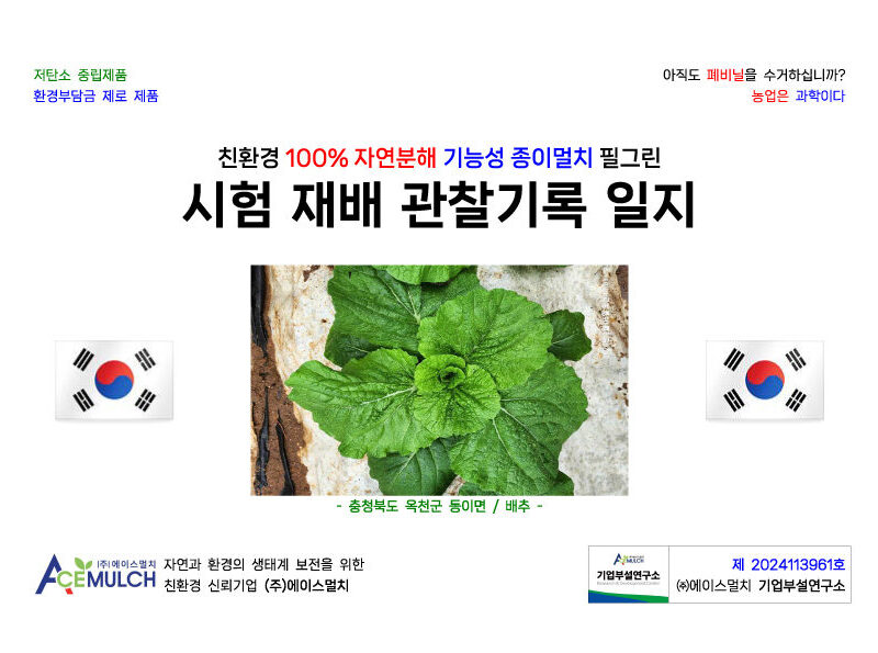 관찰기록일지 (한국어)