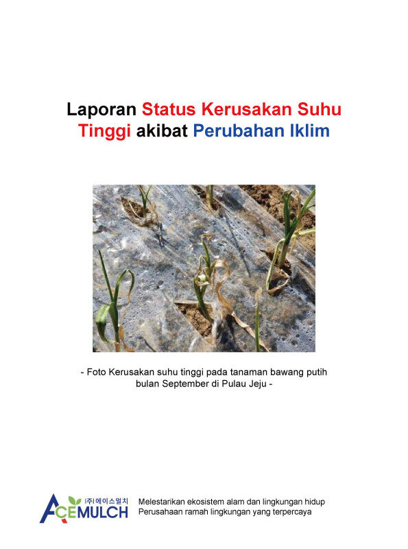 고온피해 현황 보고서 (인도네시아어)