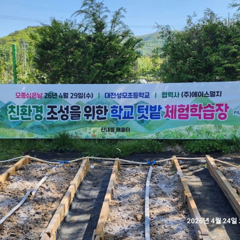 “비닐 대신 종이”…대전성모초 실습지, 친환경 텃밭으로 생태전환교육 실천